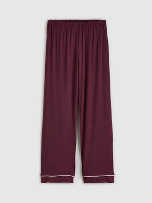 Lc Waikiki Yeni Sezon Beli Lastikli Geniş Paça Kadın Pijama Altı