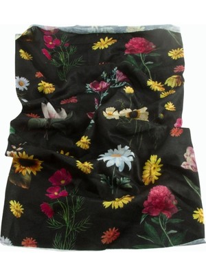 Frefly Store Çiçek Desenli Baff Boyunluk
