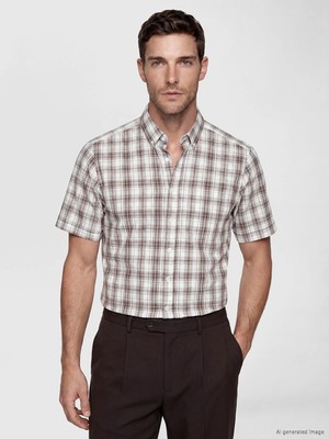 Lc Waikiki Yeni Sezon Regular Fit Ekose Poplin Erkek Gömlek