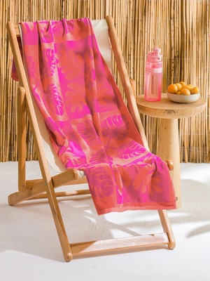 Lc Waikiki Yeni Sezon Desenli Kadın Plaj Havlusu 70X145 cm