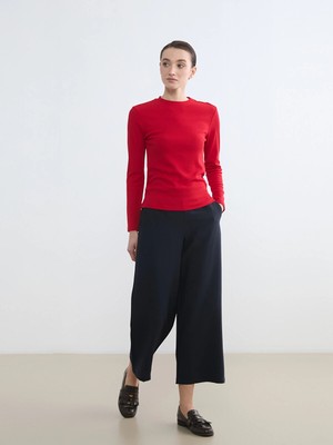 Lc Waikiki Yeni Sezon Beli Lastikli Geniş Paça Kadın Pantolon