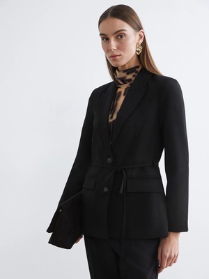 Lc Waikiki Yeni Sezon Beli Kuşaklı Kadın Blazer Ceket