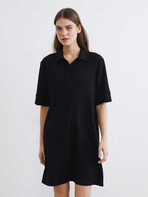 Lc Waikiki Yeni Sezon Polo Yaka Soft Touch Elbise