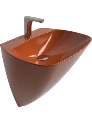 Newarc Loft Monoblok Lavabo Parlak Turuncu