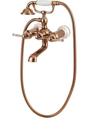 Newarc Pera 961513 Parlak Bakır Banyo Bataryası