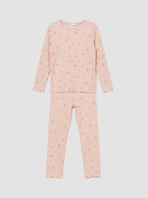 Lc Waikiki Yeni Sezon Desenli Kız Bebek Pijama Takımı