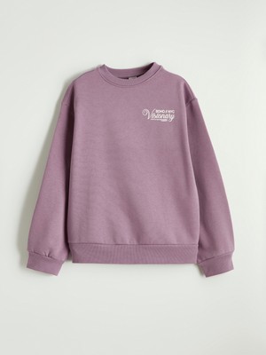 Lc Waikiki Yeni Sezon Baskılı Kız Çocuk Kalın Sweatshirt