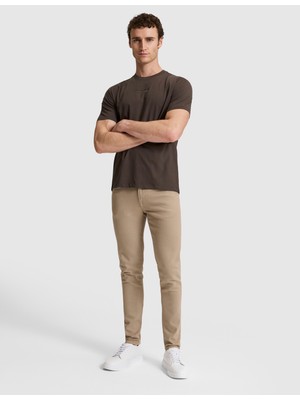Pierre Cardin Erkek Taş Slim Fit Jean Pantolon 50327861-VR049