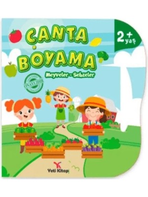 Cancup Karton Bardak Çanta Boyama : Meyveler, Sebzeler