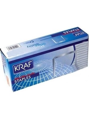 Kraf 23/6 Zimba Teli 1000 Li 2306 Kağıtları Bir Arada Tutmak İçin Uygun Renkli Zımba Teli