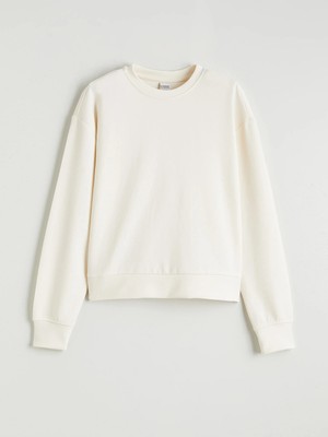 Lc Waikiki Yeni Sezon Bisiklet Yaka Kız Çocuk Soft Touch Sweatshirt