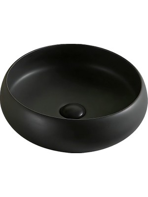 Lena EY-4760MS Mat Siyah Tezgah Üstü Lavabo