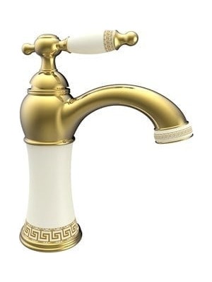 Eva Banyo Fontana Altın Lavabo Bataryası