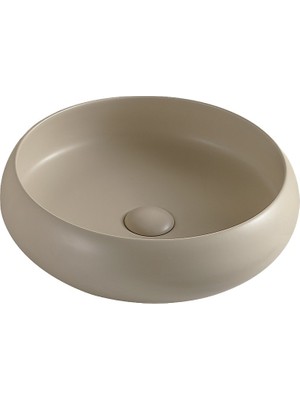 Lena EY-4760MK Mat Cappucino Tezgah Üstü Lavabo