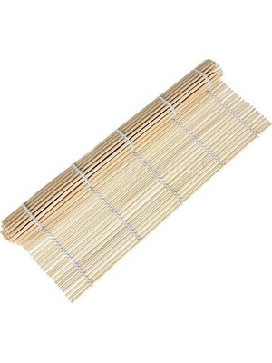 Koza Gıda Organik Bambu Suşi Yapma Matı 24x24 cm 100% Doğal Makisushi Roll Mat Evde Kullanım İçin
