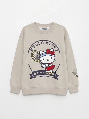 Lc Waikiki Yeni Sezon Hello Kitty Baskılı Kız Çocuk Kalın Sweatshirt