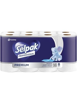 Die Grup Selpak Professional Premium Havlu Kağıt, 8 Rulo