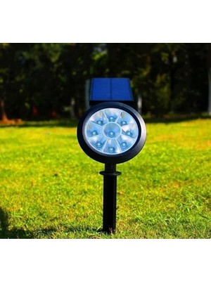 Die Grup 18W LED Solar Kazıklı Çim Armatür Cata Güneş Enerjili LED Işık Çim Lambası Bahçe Ağaç Çalı Duvar Aydınlatma (Amber)          [enerji Sınıfı A+]