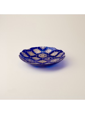 Evidea Deco Tılsım Dekoratif Tabak - Lacivert - 30 cm