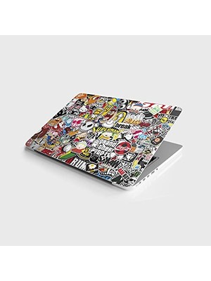 Die Grup Laptop Sticker Notebook Pc Kaplama Etiketi Sticker Bomb