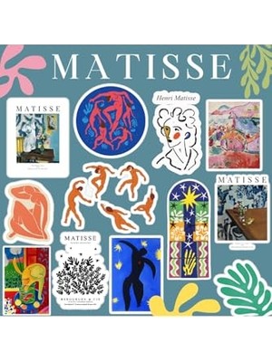 Die Grup Matisse Sticker Seti | Laptop Notebook Telefon Etiket Journal