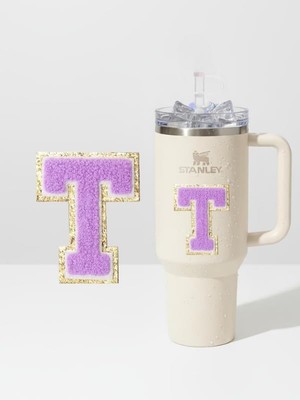 Die Grup Stanley Quencher Uyumlu Premium Harf Sticker/aksesuar – Tekstil Kaplama Kişiselleştirilmiş Tasarım Qncharf-T