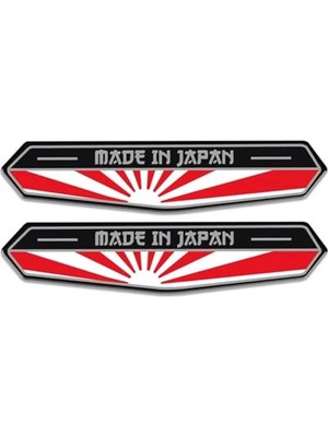 Die Grup Made In Japan Bayraklı 3D Sticker