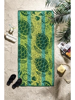 Die Grup Nice Swimng Turtles Plaj Havlusu 70X150 cm