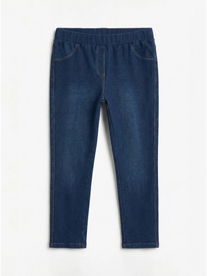Lc Waikiki Yeni Sezon Süper Skinny Fit Kız Çocuk Jean Görünümlü Tayt