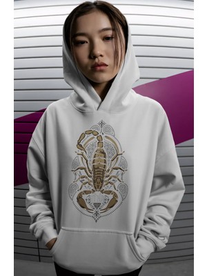 Sevbano Scorpions Rock Metal Müzik Grubu Sırt Baskılı Unisex Oversize Premium Hoodie