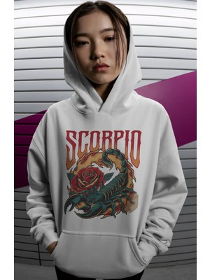 Sevbano Scorpions Rock Metal Müzik Grubu Sırt Baskılı Unisex Oversize Premium Hoodie