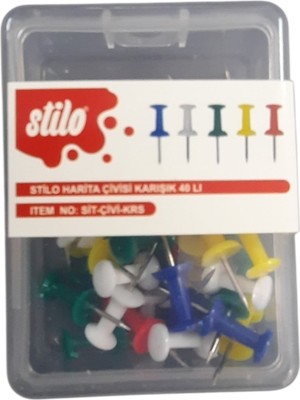 Stilo Harita Çivisi Karışık 40 Lı