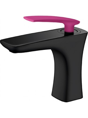 Newarc Lıfe Lavabo Bataryası (Siyah-Pembe)