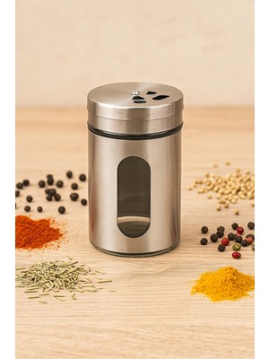 Bezos Cam Metal Kapaklı Tuzluk 100 ml