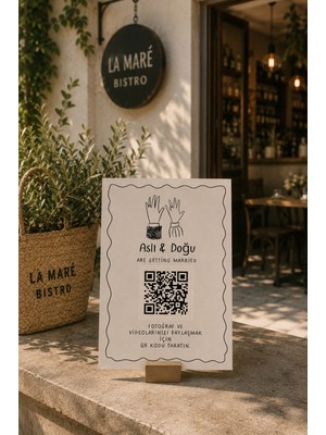 Lumoria Qr Kodlu Dijital Düğün Anı Albümü 25 Adet – Fotoğraf Paylaşım Kartı | Pink Promise