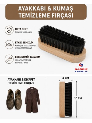 Sağdıç Saraciye Ayakkabı Bakım Giysi Toz Temizleme Fırçası