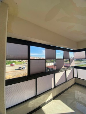 Plise Perde Premium Cam Balkon Isı Yalıtım Leke Tutmaz Katlanır Perde