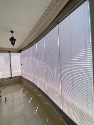 Plise Perde Premium Cam Balkon Isı Yalıtım Leke Tutmaz Katlanır Perde