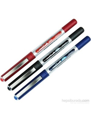 Uni-Ball UB-150 Eye Micro Roller Kalem 0.5 mm 3'lü Paket Siyah Mavi Kırmızı Renk Seçenekleriyle