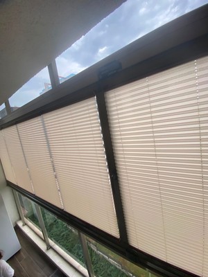 Plise Perde Premium Cam Balkon Isı Yalıtım Leke Tutmaz Katlanır Perde