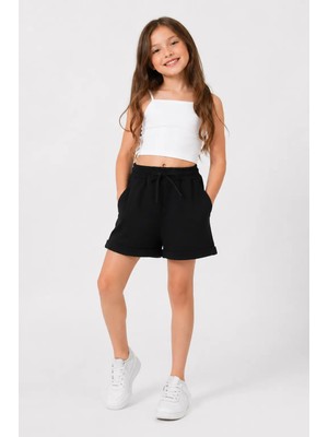 Myhanne Basic Double Paça Kız Çocuk Şort 30605