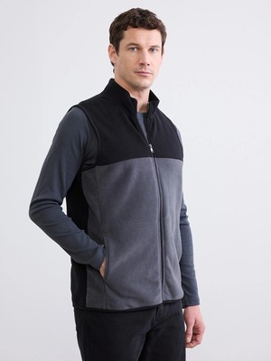 Lc Waikiki Yeni Sezon Standart Fit Dik Yaka Erkek Polar Yelek