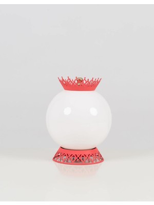 Bahar Aydınlatma Bahar Pembe Taçlı Küre Abajur - 1014