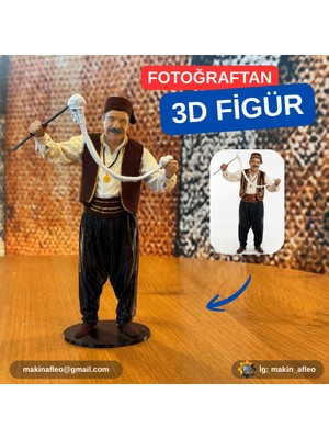 Makinafleo Kişiye Özel 3D Meslek Figürü (10CM)
