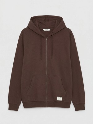Lc Waikiki Yeni Sezon Kapüşonlu Erkek Fermuarlı Sweatshirt
