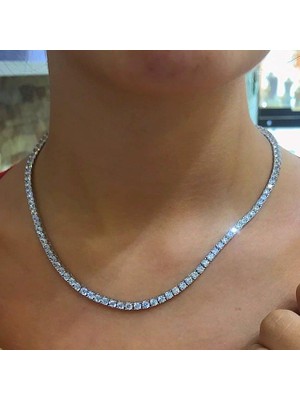 Erer Gümüş 3,2 mm Klasik Su Yolu Gümüş Kolye