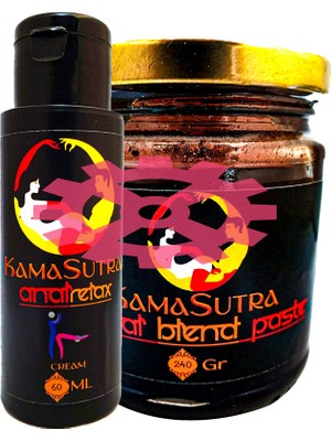 No7trend Kamasutra Bay ve Bayan Arka Reıaxcream 60 ml + Erkeklere Özel 240 gr Macun
