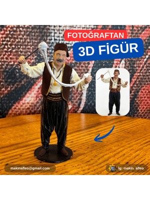 Makinafleo Kişiye Özel 3D Meslek Figürü (25CM)