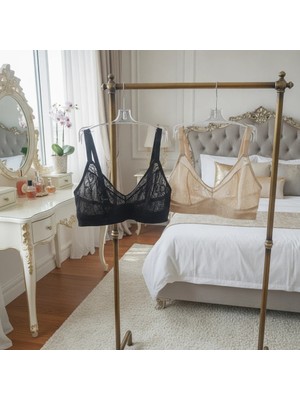 Bonbon Kadın Tül Dantelli Balensiz 2 Li Paket Spor Sütyen BB2617