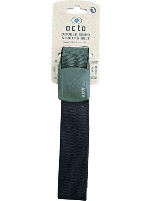 Octo Çift Taraflı ( Çift Renkli ) Streç Kemer